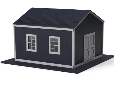 Garage House 3D model