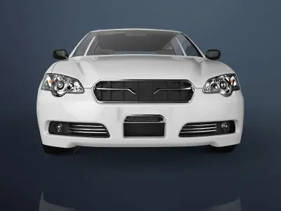 Sedan car 3D model