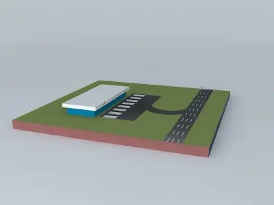 SketchyPhysics Driving Straight Car Free 3D model