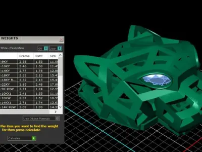 Panther  pendant 3D print model