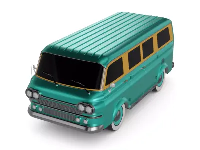 Minivan Car 3D model