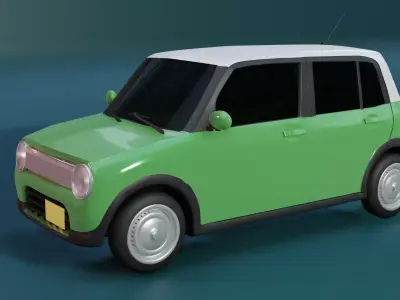 Suzuki Lapin 2015 Low-poly 3D model