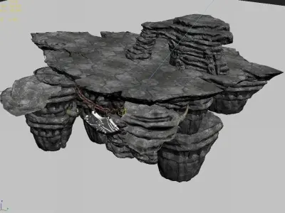 Stone Zhen Magic Cave - Mountain - Stone Chassis 3D model