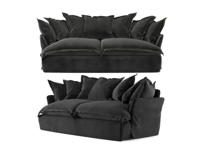 Sofa collection 3d model with pillows and blankets 3D Model Pack
