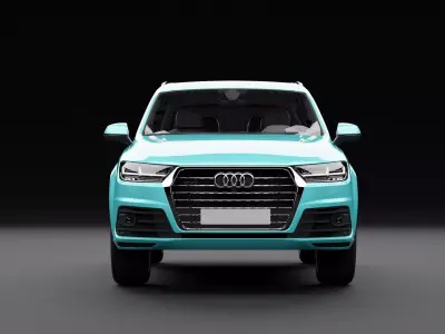 Audi Q7 Tfsi e Blue Sky 3D model