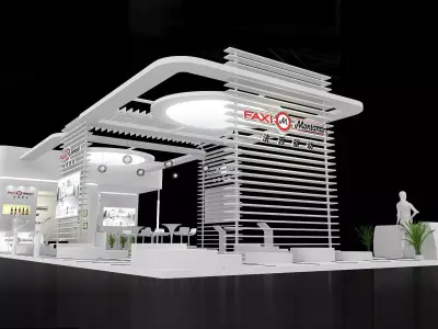 Exhibition - Area - 21X9-3DMAX2009-02 3D model