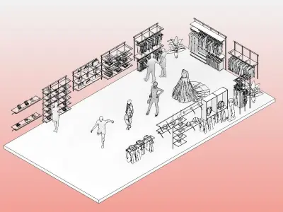 TALLER DE COSTURA REVIT - SEWING WORKSHOP REVIT  3D model