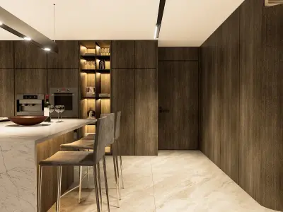Modern living - D3 3D model