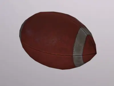American FootBall Ball Low-poly 3D model buy