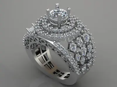 Ring design 3D print model