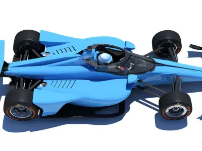 Indycar 2020 - Oval version 3D model