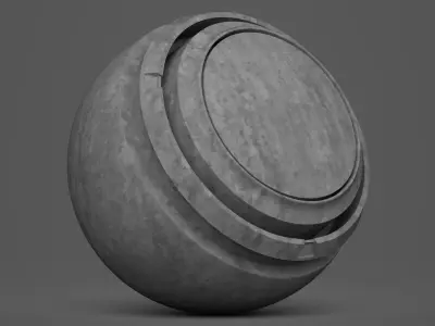 Sci-Fi Polymer Smart Materials Free 3D model