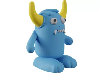 Clay Monster 3D model