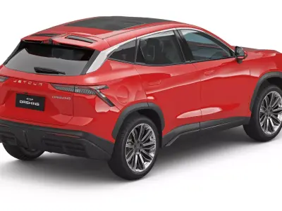 2025 Jetour Dashing with Interior 3D model