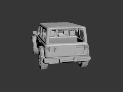 Jeep Wrangler  2021  3D print model