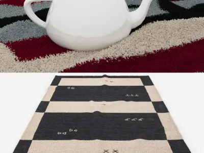 Rugs No 876 Low-poly 3D model