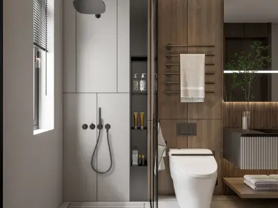 Bathroom 62 3D model
