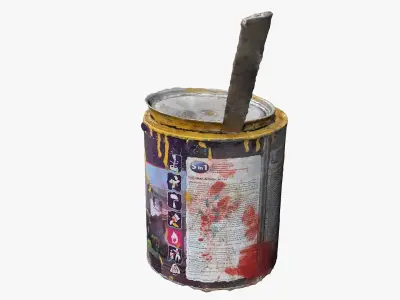 Paint Can 3D model