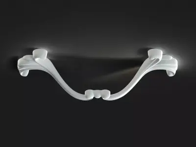 Antique Ornate Furniture Handle 3D model