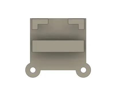 WTS Transponder Mount for 1-10 RC Car Carten T410 3D print model