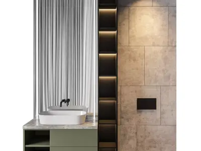 Luxury Bathroom 49 3D model