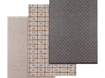 Rug Set 1259 3D model