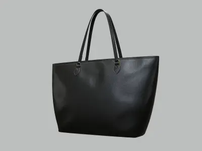Gucci Women Ophidia GG Medium Tote Black Leather Bag Low-poly 3D model