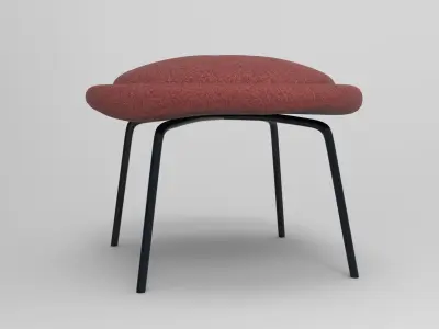 Hat Stool Low-poly 3D model