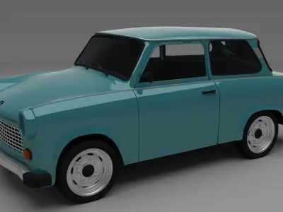 Trabant 601 3D model