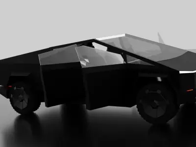 Tesla Cybertruck - Black 3D model