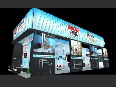 Exhibition - Area -22X10-3DMAX2009-07 3D model