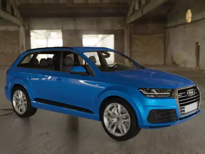 luxury car model 3d 4x4 3D model