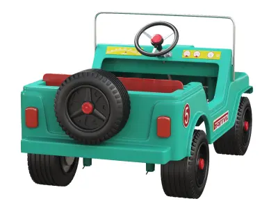 Pedal car Buggy 3D model
