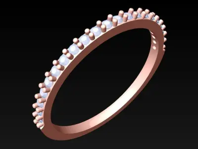 Diamond Ring - Womens Rings - N225413 V03 3D print model