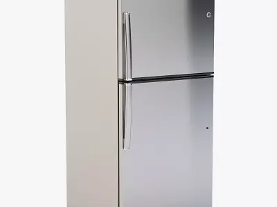 Energy Star 21 2 Cu Ft Stainless Top-Freezer Refrigerator 3D model