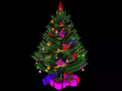 Christmas Tree 3D model 28