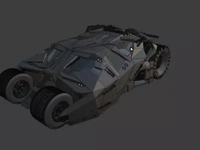 Batmobile Tumbler  3D print model