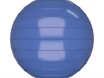 Swiss Ball Low-poly 3D model