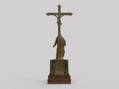 jesus candle holder  3D model