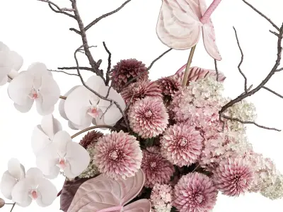 Flower In Vase 117 3D model