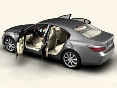 Lexus LS 460 3D model
