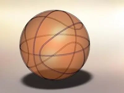 Basketball easter egg Free 3D model