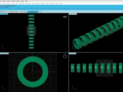 Tire Rings All Sizes Collection 3D print model