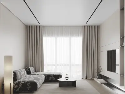 Interior Scene 3 - 3d Model - Lighting 3D model 3D model