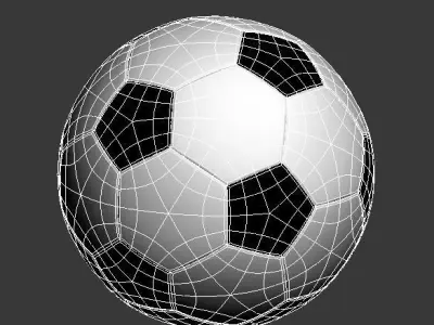 Soccer Ball Free low-poly 3D model buy