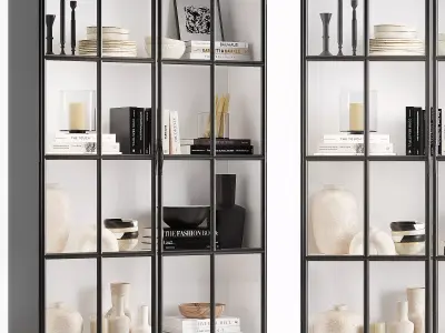 Crate and Barrel Kedzie cabinet 3D model