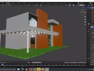 modern house 3D model 20