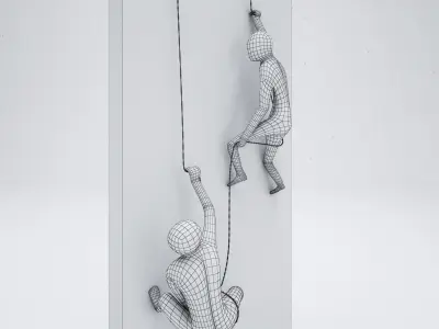CLIMBING SCULPTURE 3D model