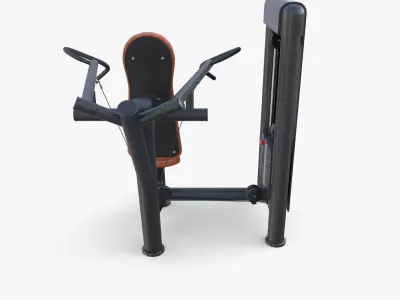 Deltoid press machine 3D model