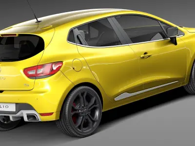Renault Clio RS 200 2013 3D model